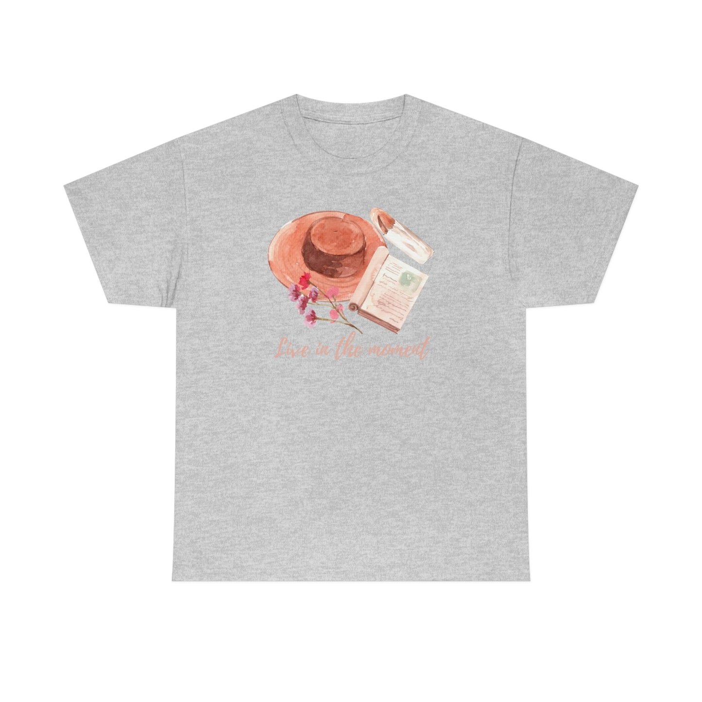 "Live in the Moment" Unisex Heavy Cotton Tee