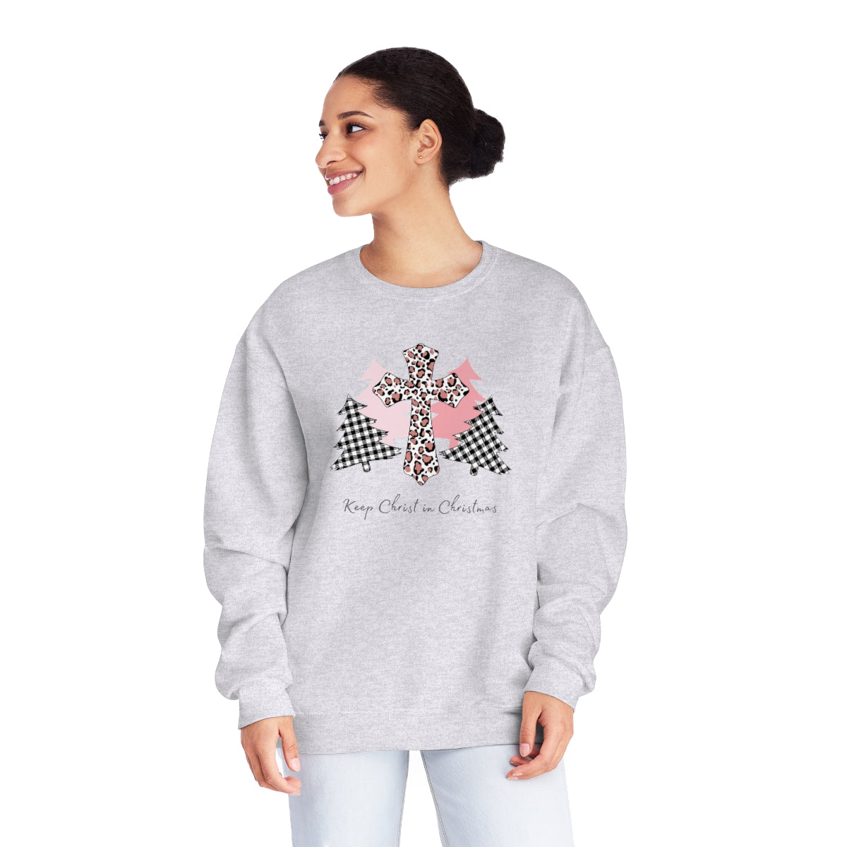 "Keep Christ in Christmas" Unisex NuBlend® Crewneck Sweatshirt