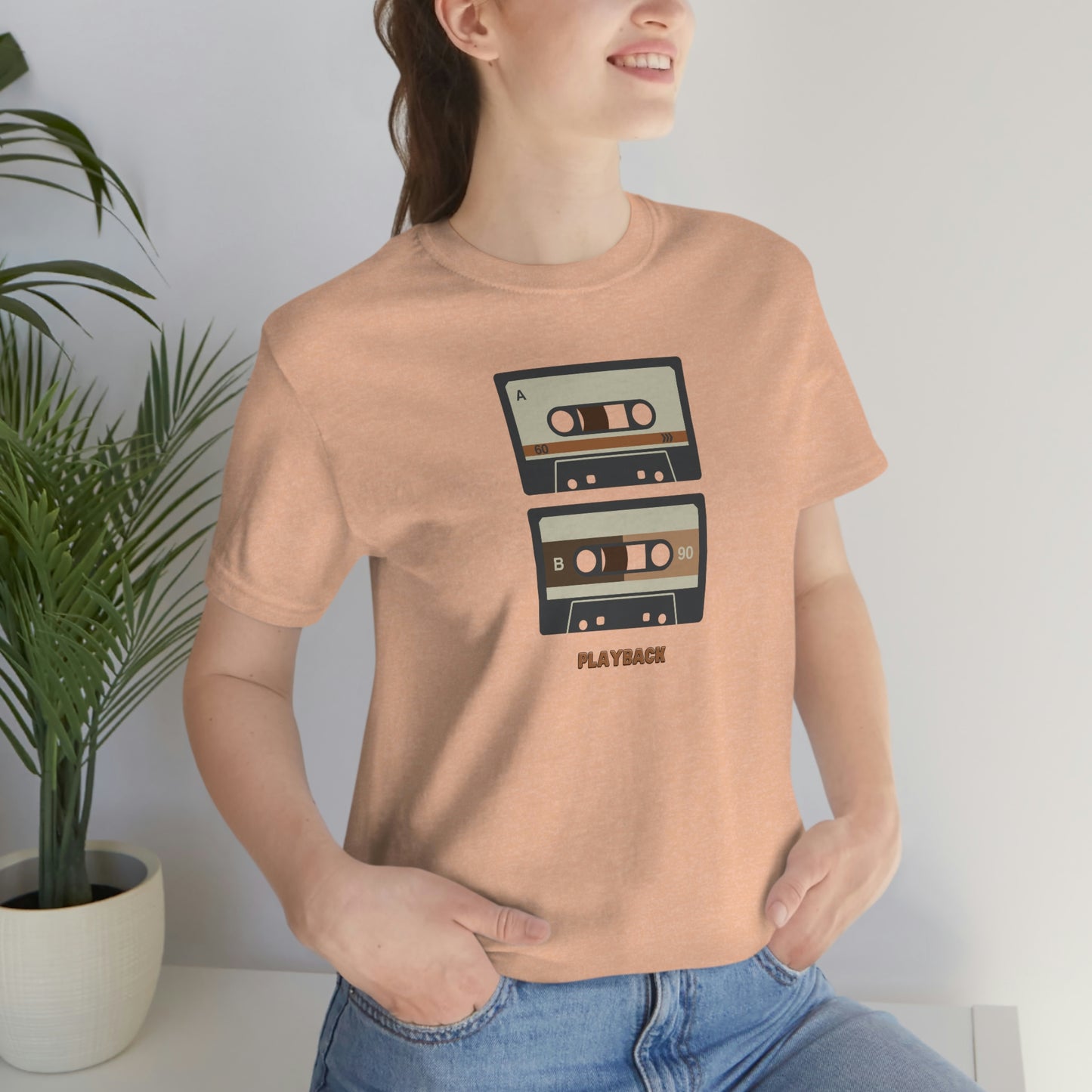 "Playback" Unisex Jersey Short Sleeve Tee