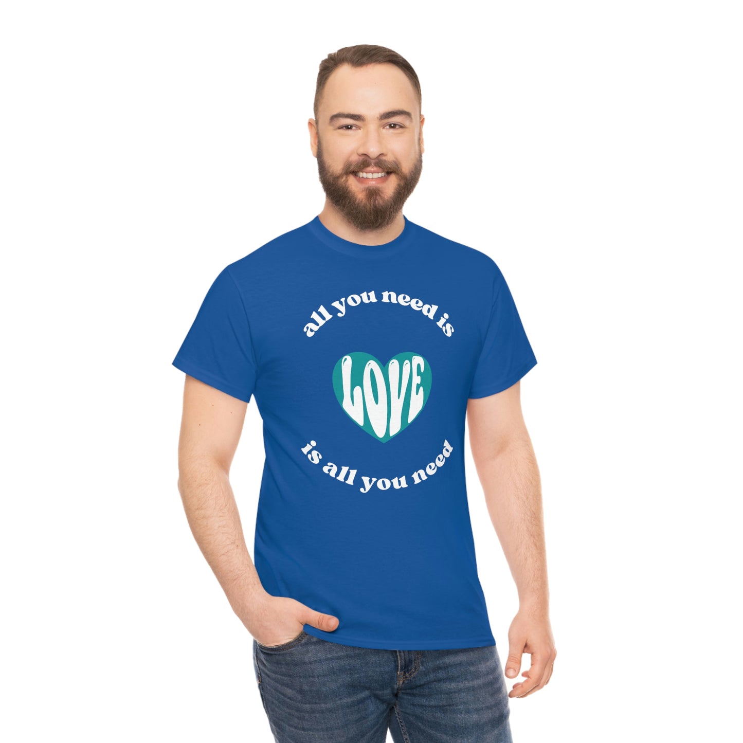 "Love" Unisex Heavy Cotton Tee