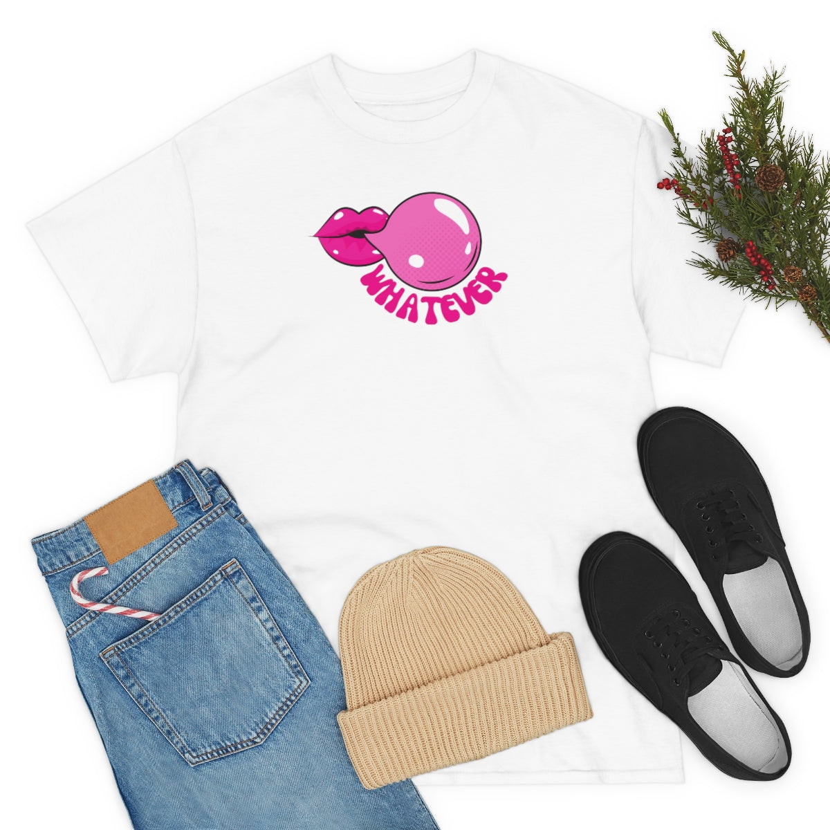 "Whatever" Unisex Heavy Cotton Tee