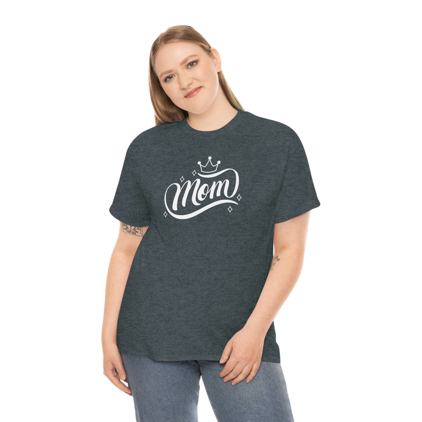 "Mom" Unisex Heavy Cotton Tee