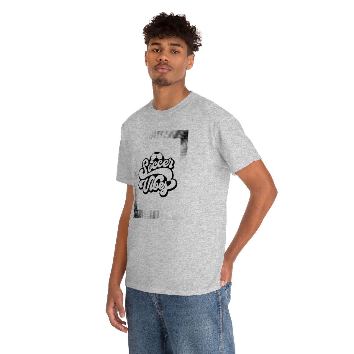 "Soccer Vibes" Unisex Heavy Cotton Tee