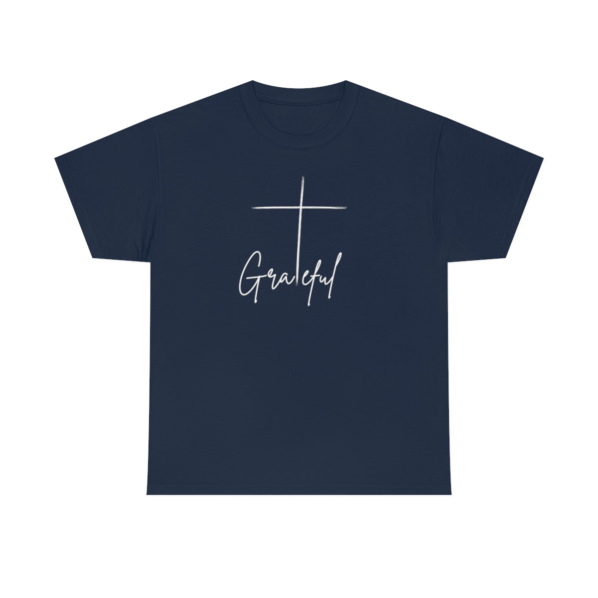 "Grateful Cross" Unisex Heavy Cotton Tee