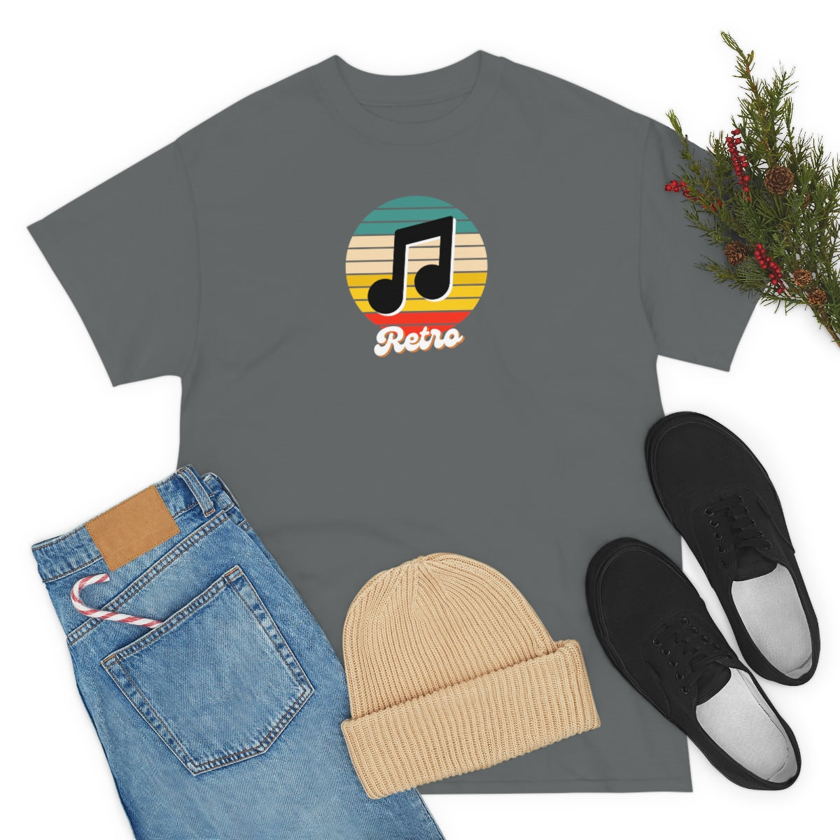 "Retro" Unisex Heavy Cotton Tee