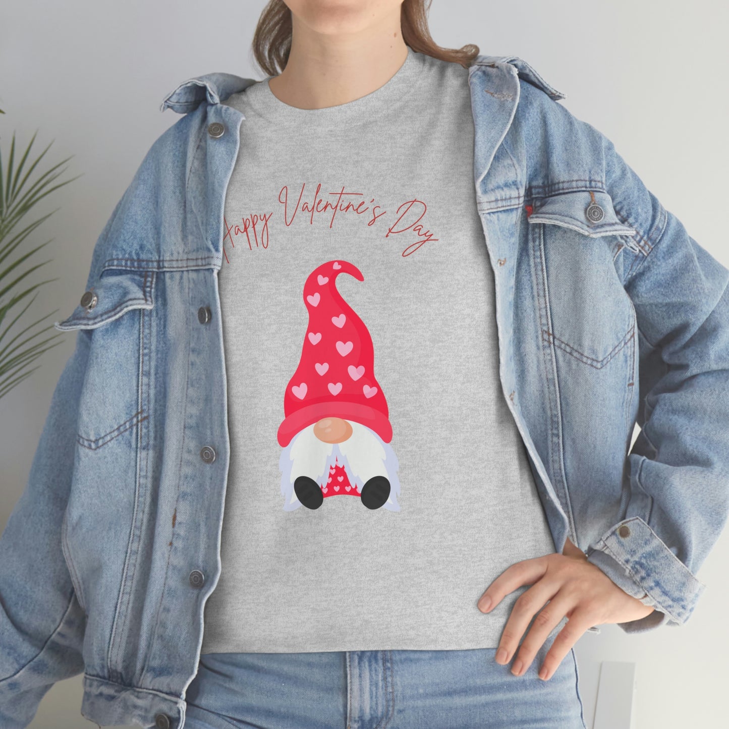 "Happy Valentine's Day" Unisex Heavy Cotton Tee