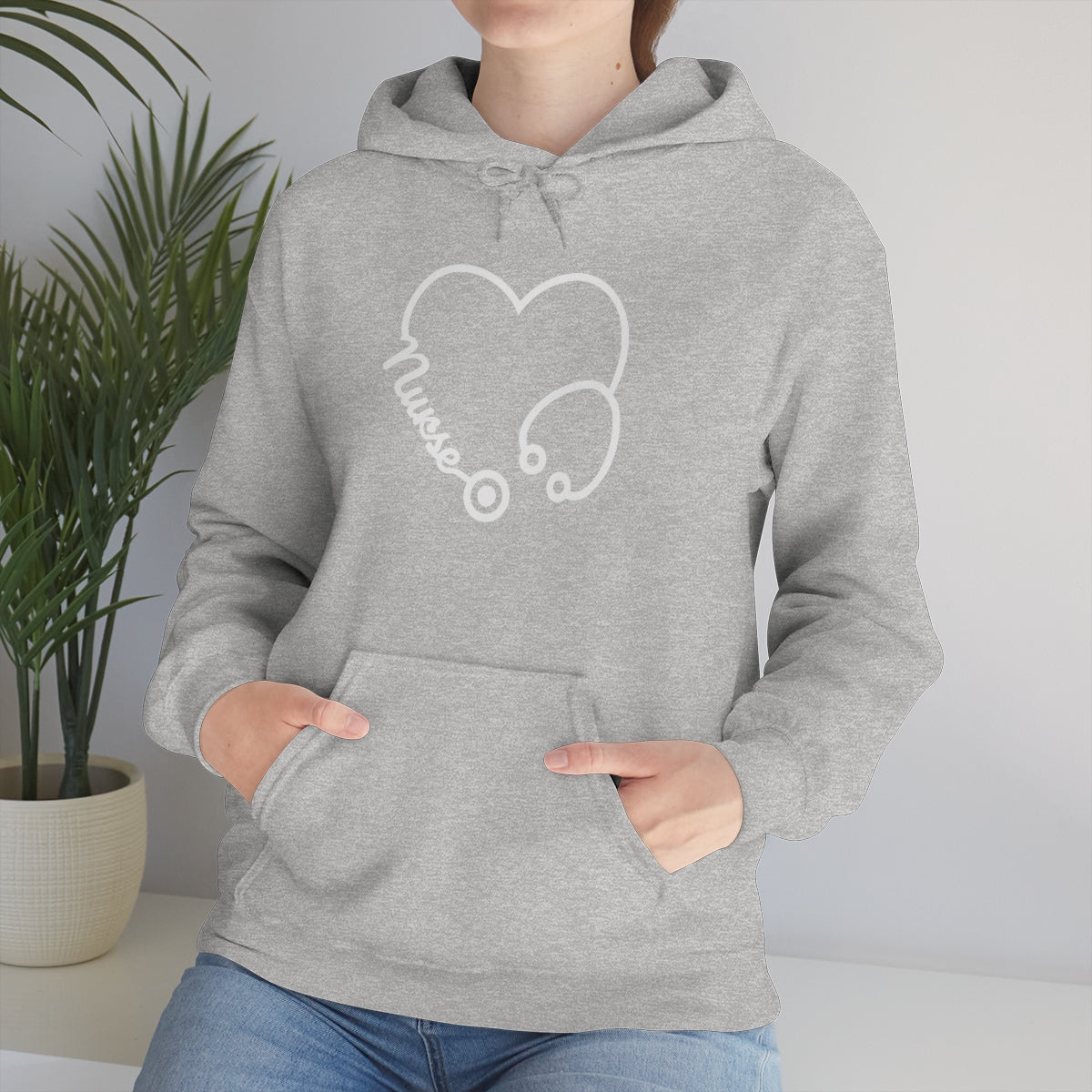 "Nurse" Unisex Heavy Blend™ Hooded Sweatshirt