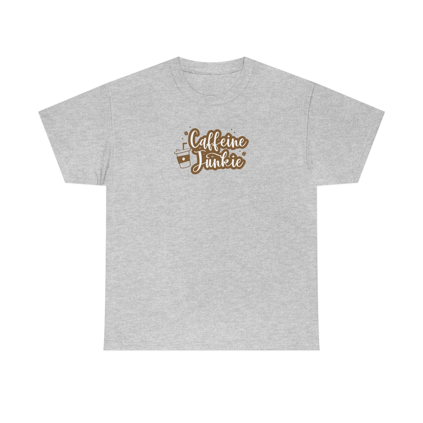 "Caffeine Junkie" Unisex Heavy Cotton Tee