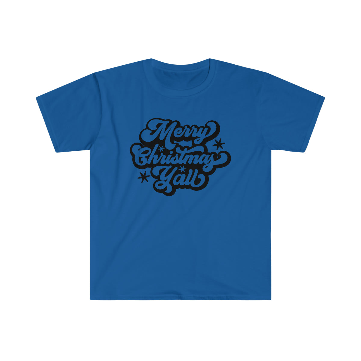 "Merry Christmas Ya'll" Unisex Softstyle T-Shirt