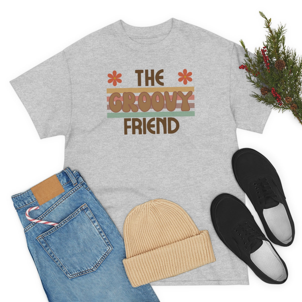 The Groovy Friend Unisex Heavy Cotton Tee