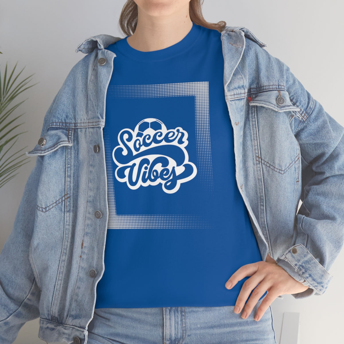 "Soccer Vibes" Unisex Heavy Cotton Tee