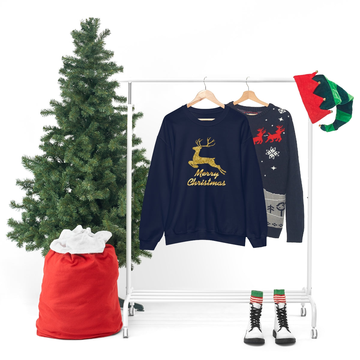"Merry Christmas" Unisex Heavy Blend™ Crewneck Sweatshirt
