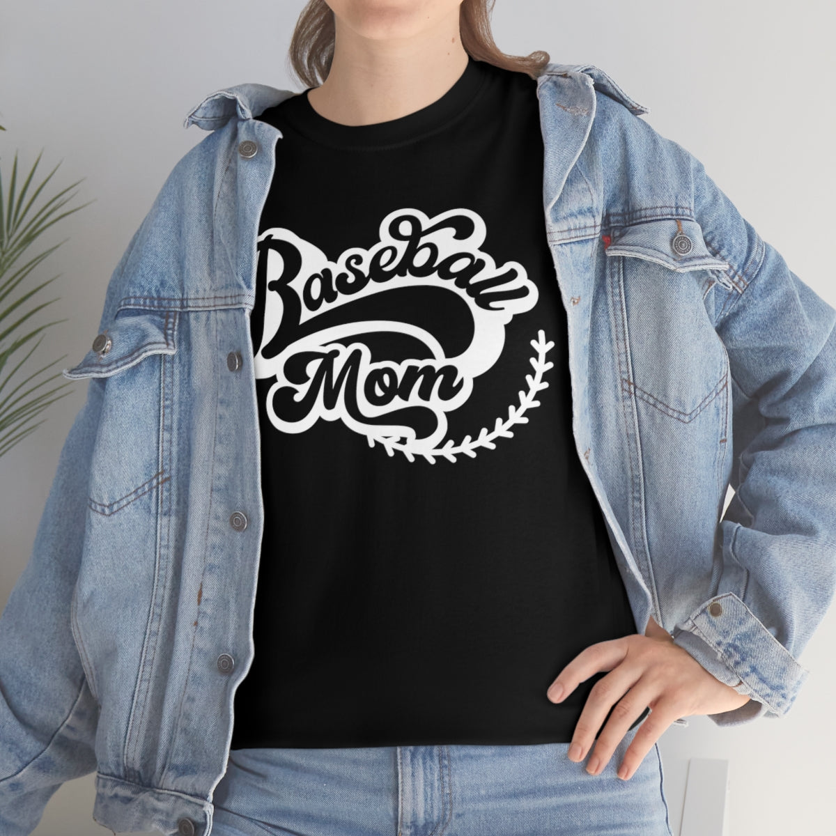 "Baseball Mom" Unisex Heavy Cotton Tee