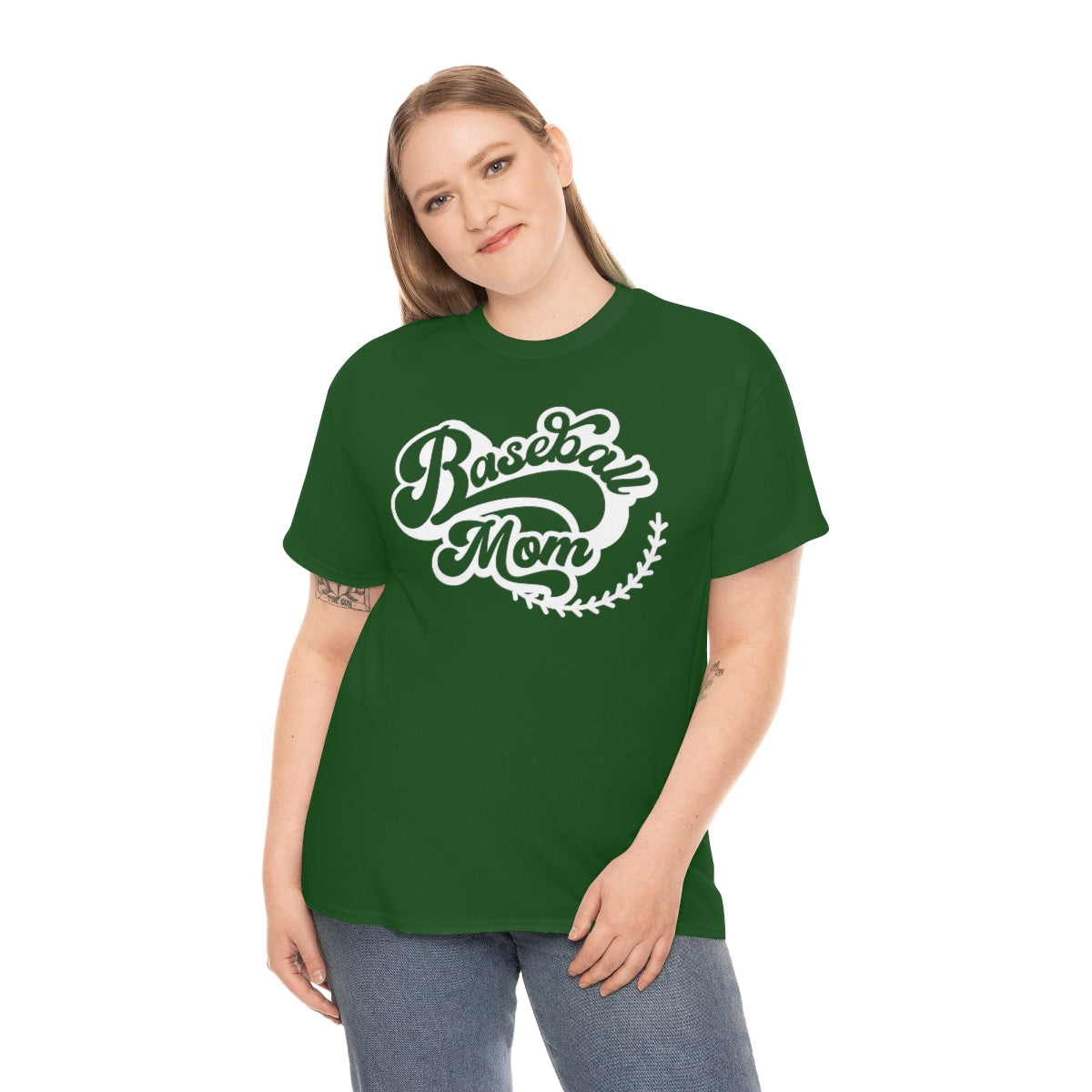 "Baseball Mom" Unisex Heavy Cotton Tee