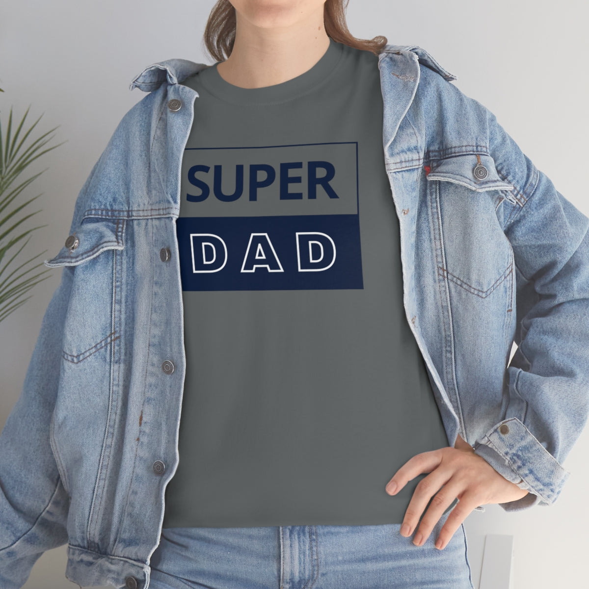 "Super Dad" Unisex Heavy Cotton Tee