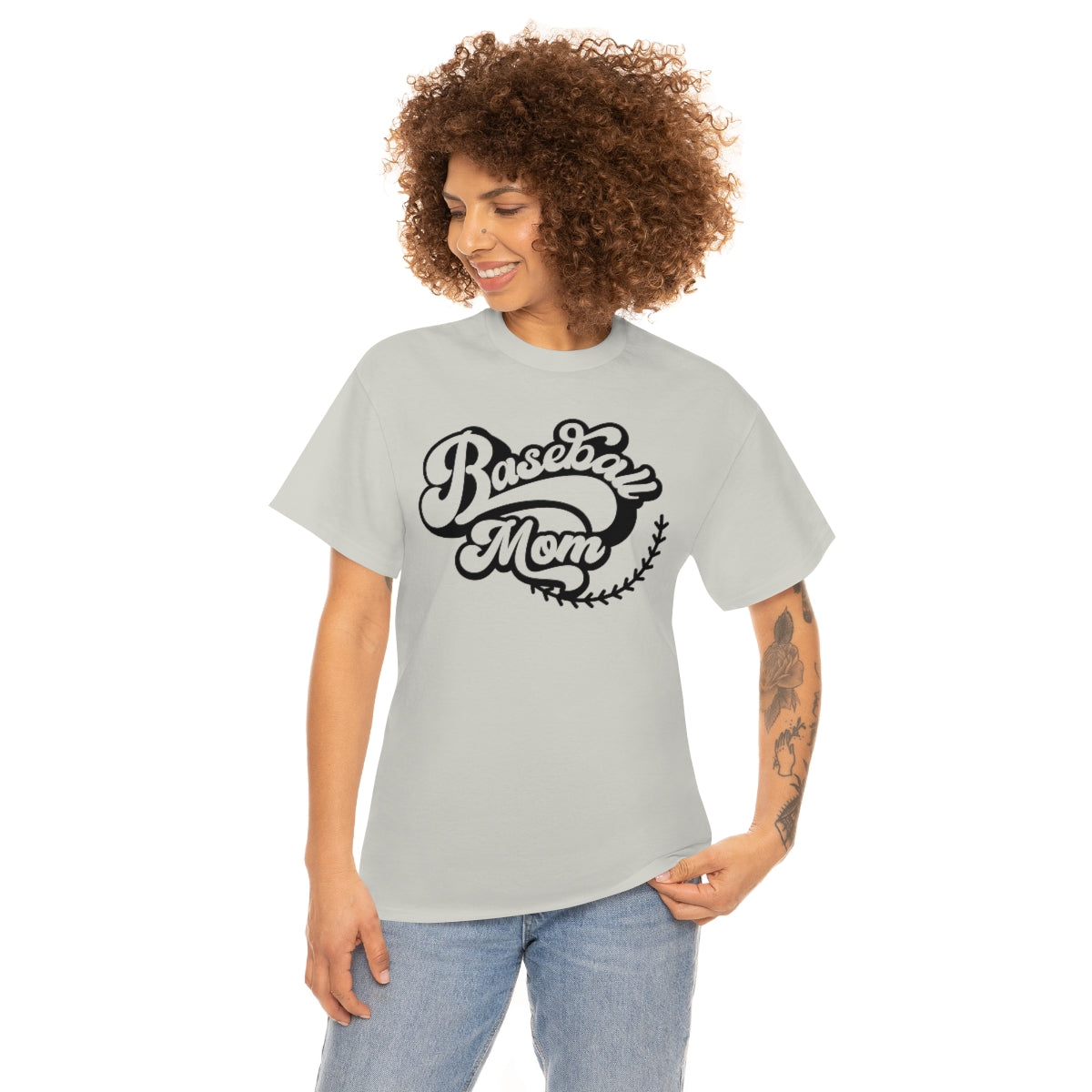 "Baseball Mom" Unisex Heavy Cotton Tee