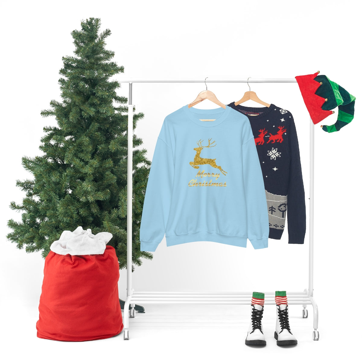 "Merry Christmas" Unisex Heavy Blend™ Crewneck Sweatshirt