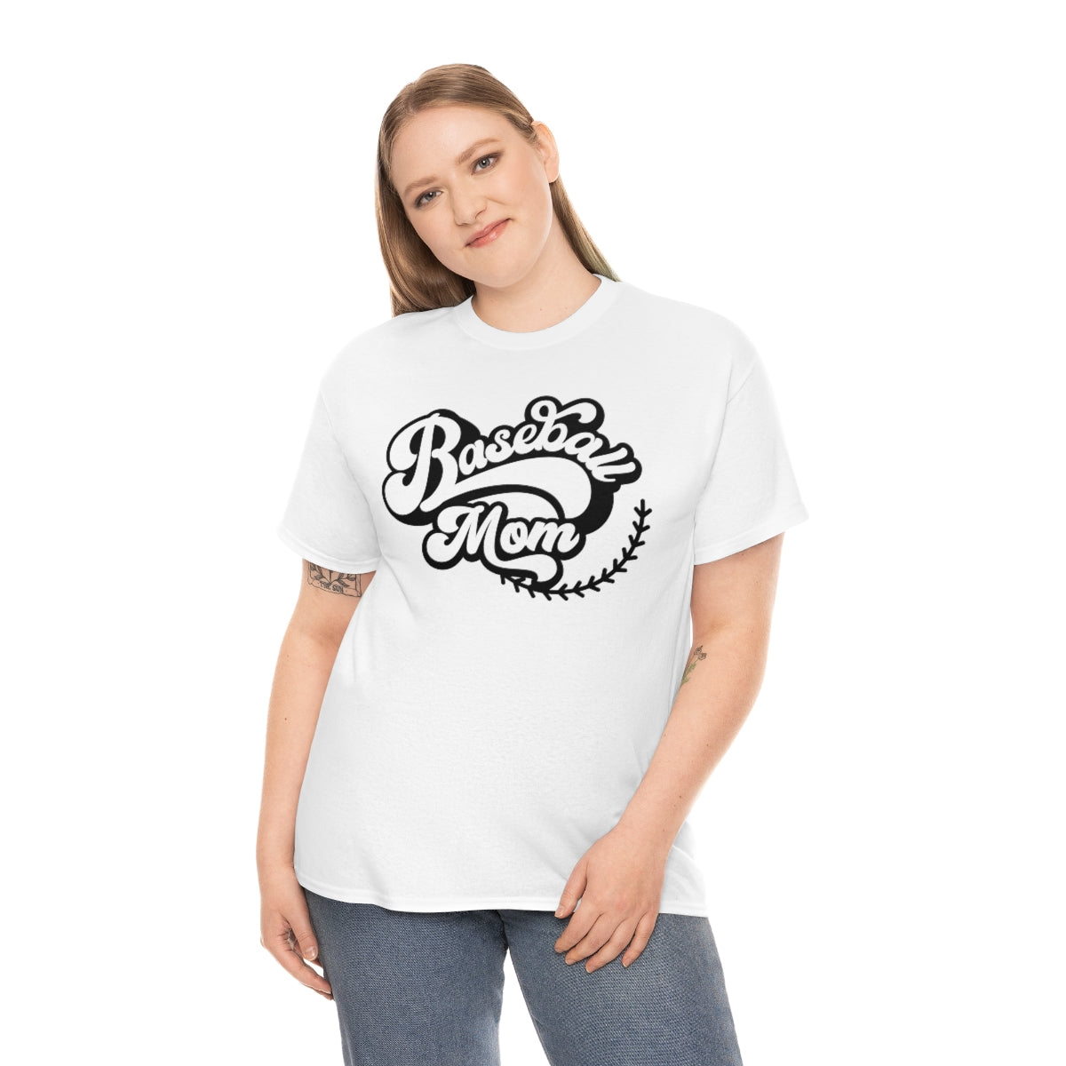 "Baseball Mom" Unisex Heavy Cotton Tee