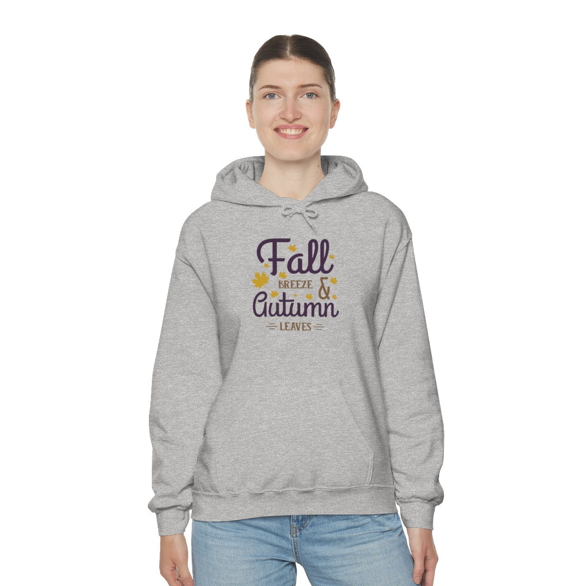 "Fall Breeze" Unisex Heavy Blend™ Hooded Sweatshirt