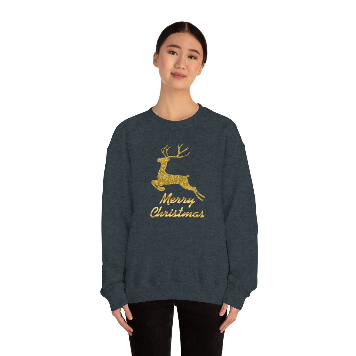 "Merry Christmas" Unisex Heavy Blend™ Crewneck Sweatshirt