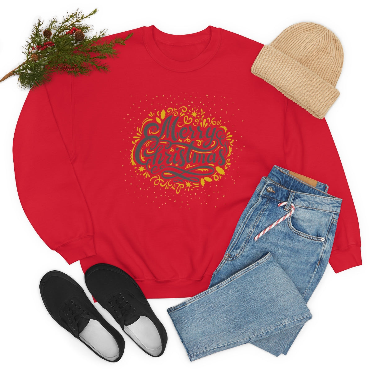 "Merry Christmas" Unisex Heavy Blend™ Crewneck Sweatshirt