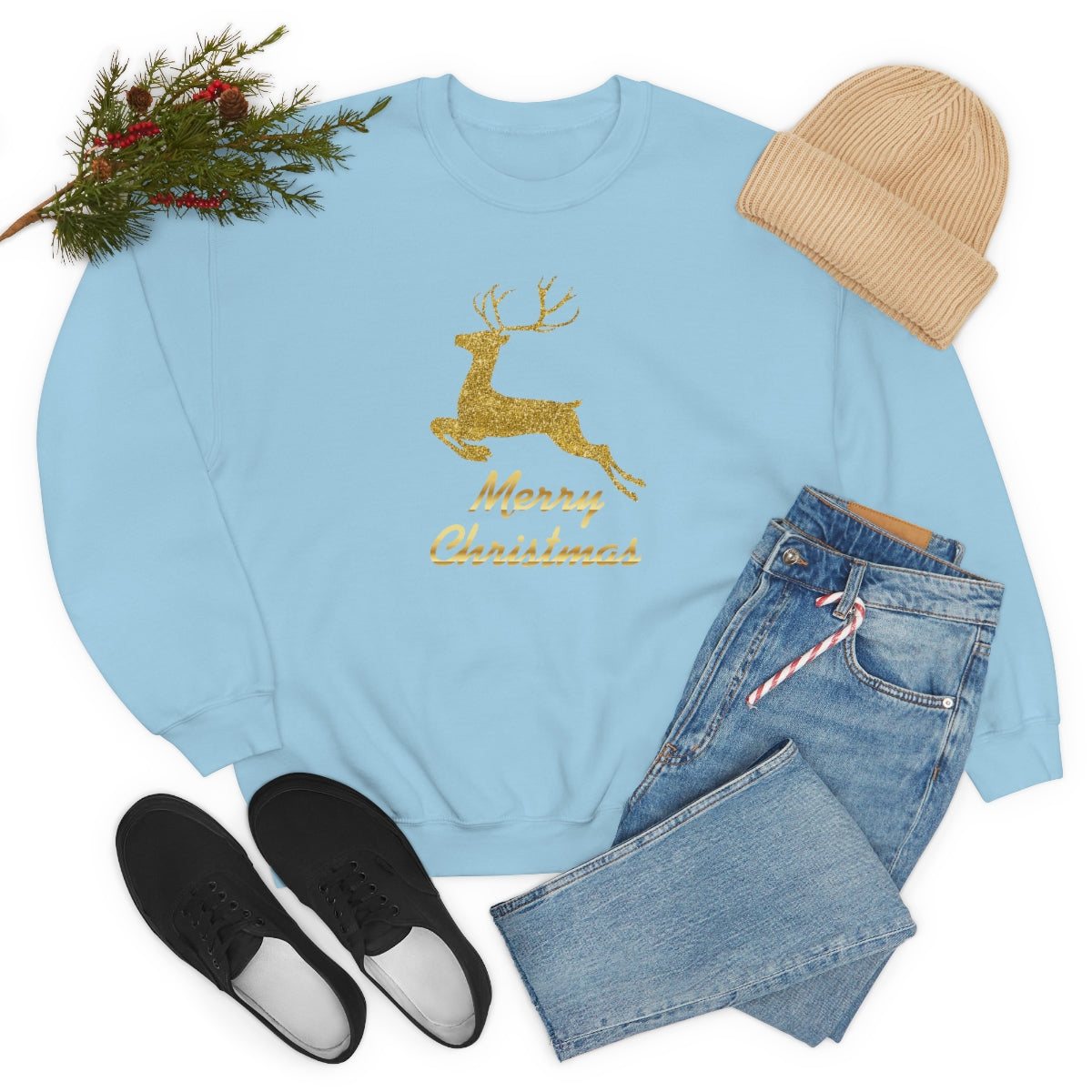 "Merry Christmas" Unisex Heavy Blend™ Crewneck Sweatshirt