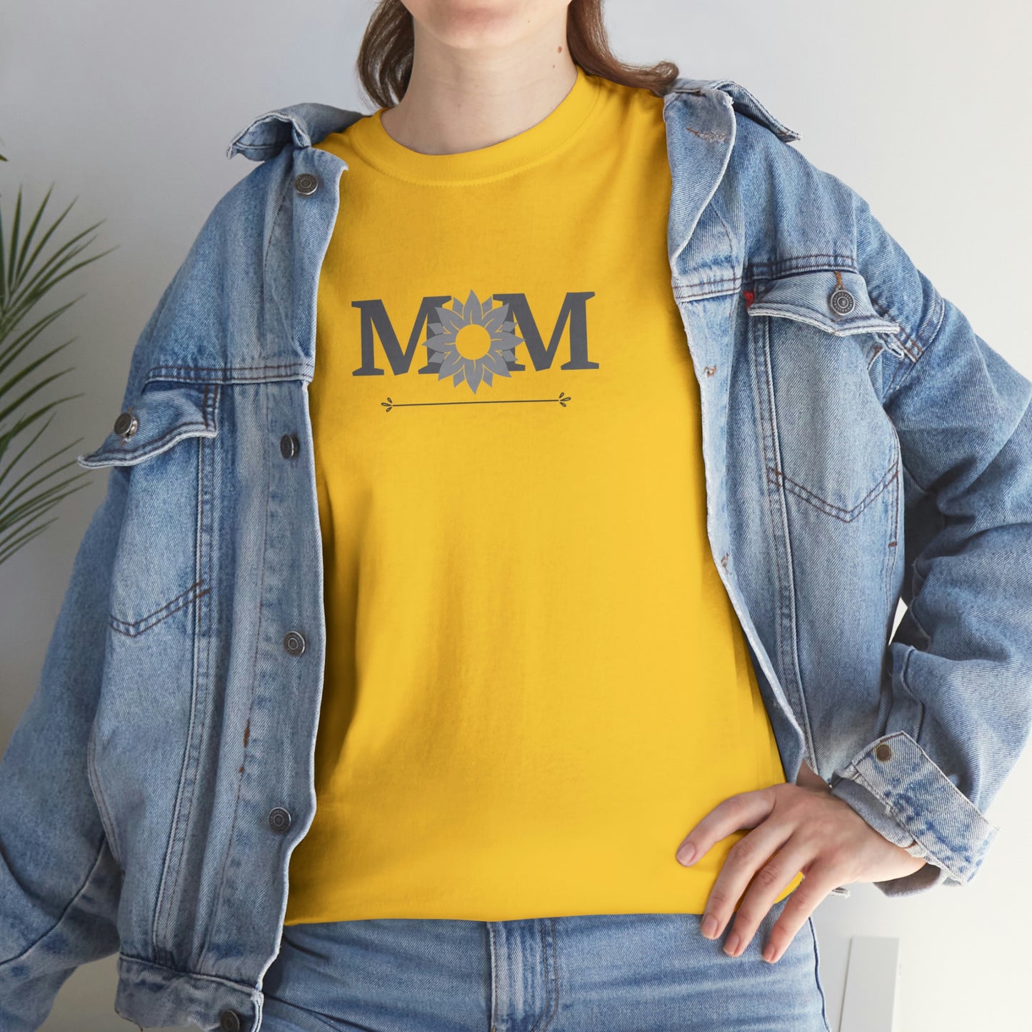 "Mom" Unisex Heavy Cotton Tee