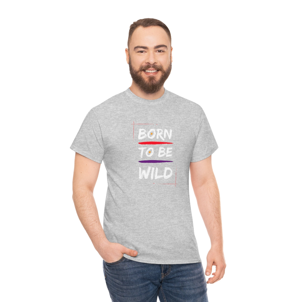 Born to be Wild Unisex Heavy Cotton Tee
