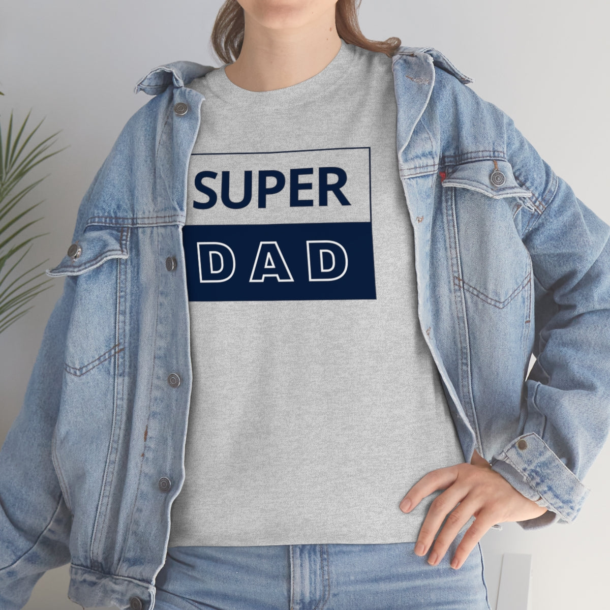 "Super Dad" Unisex Heavy Cotton Tee