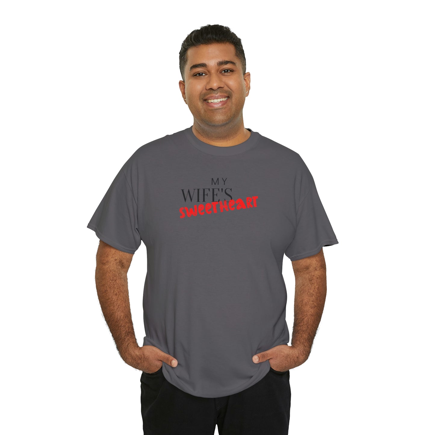 "My Wife's Sweetheart" Unisex Heavy Cotton Tee