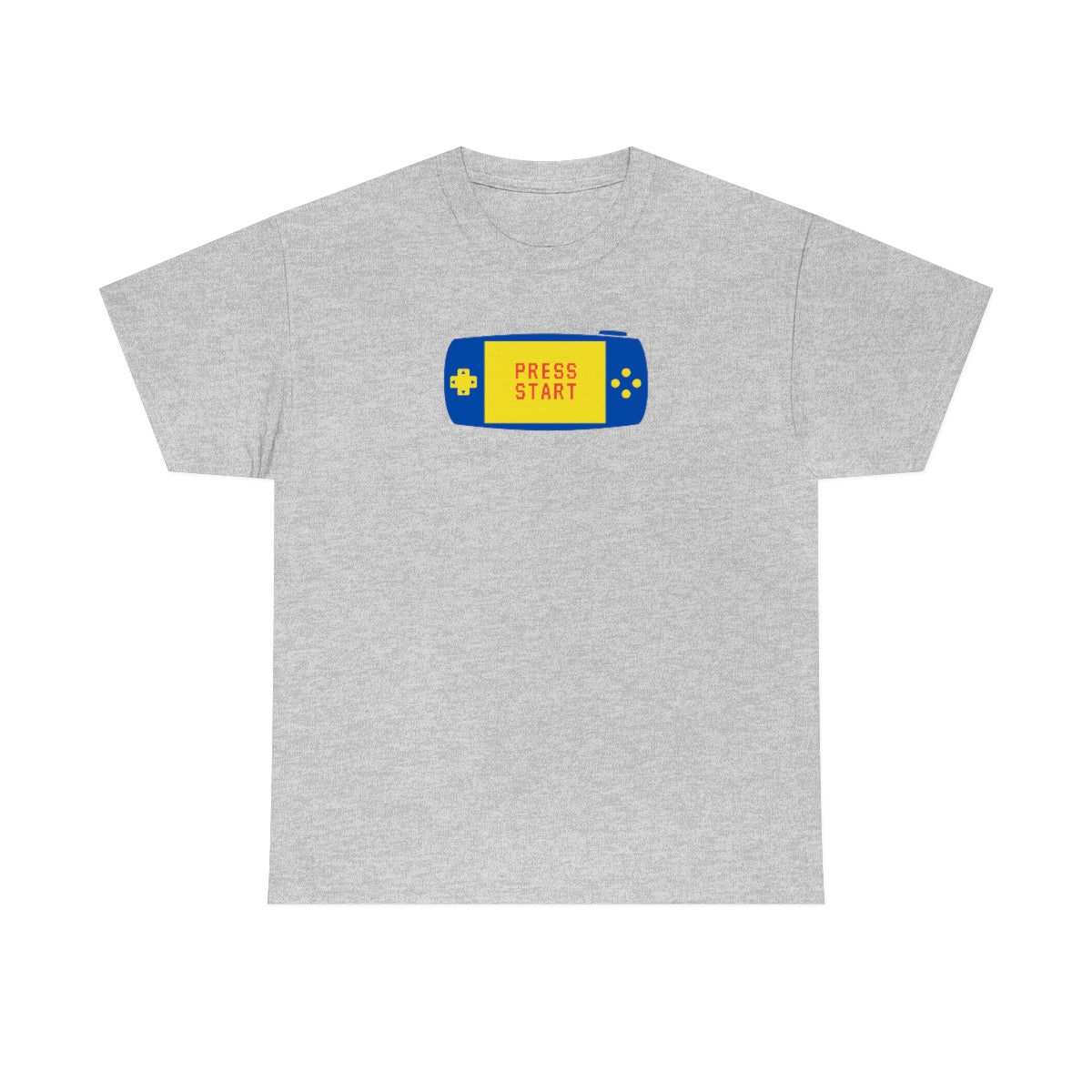 "Press Start" Unisex Heavy Cotton Tee