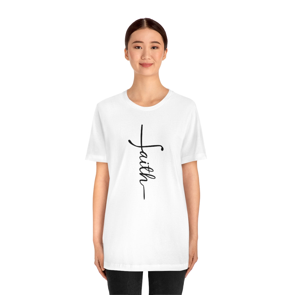 "Faith" Unisex Jersey Short Sleeve Tee