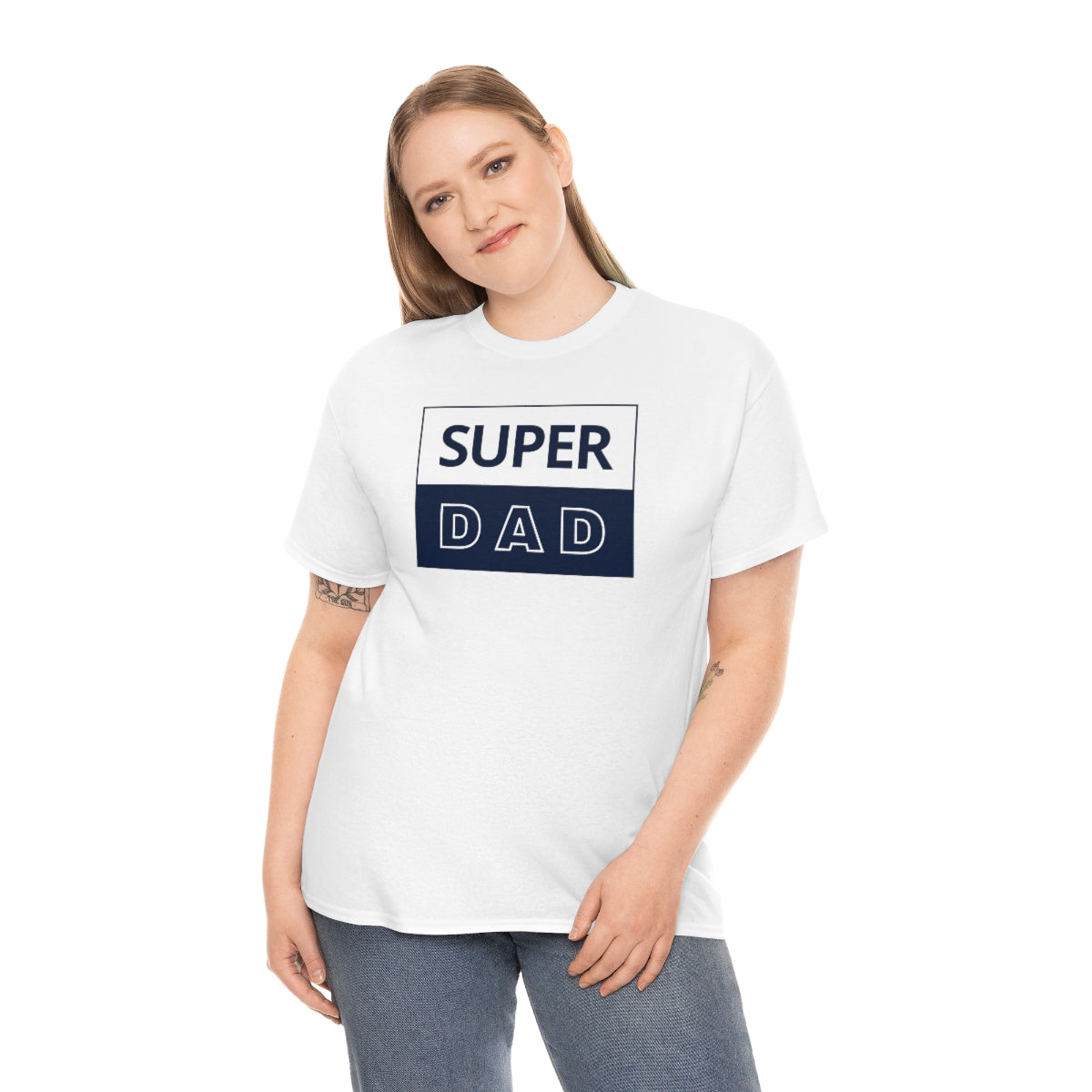 "Super Dad" Unisex Heavy Cotton Tee