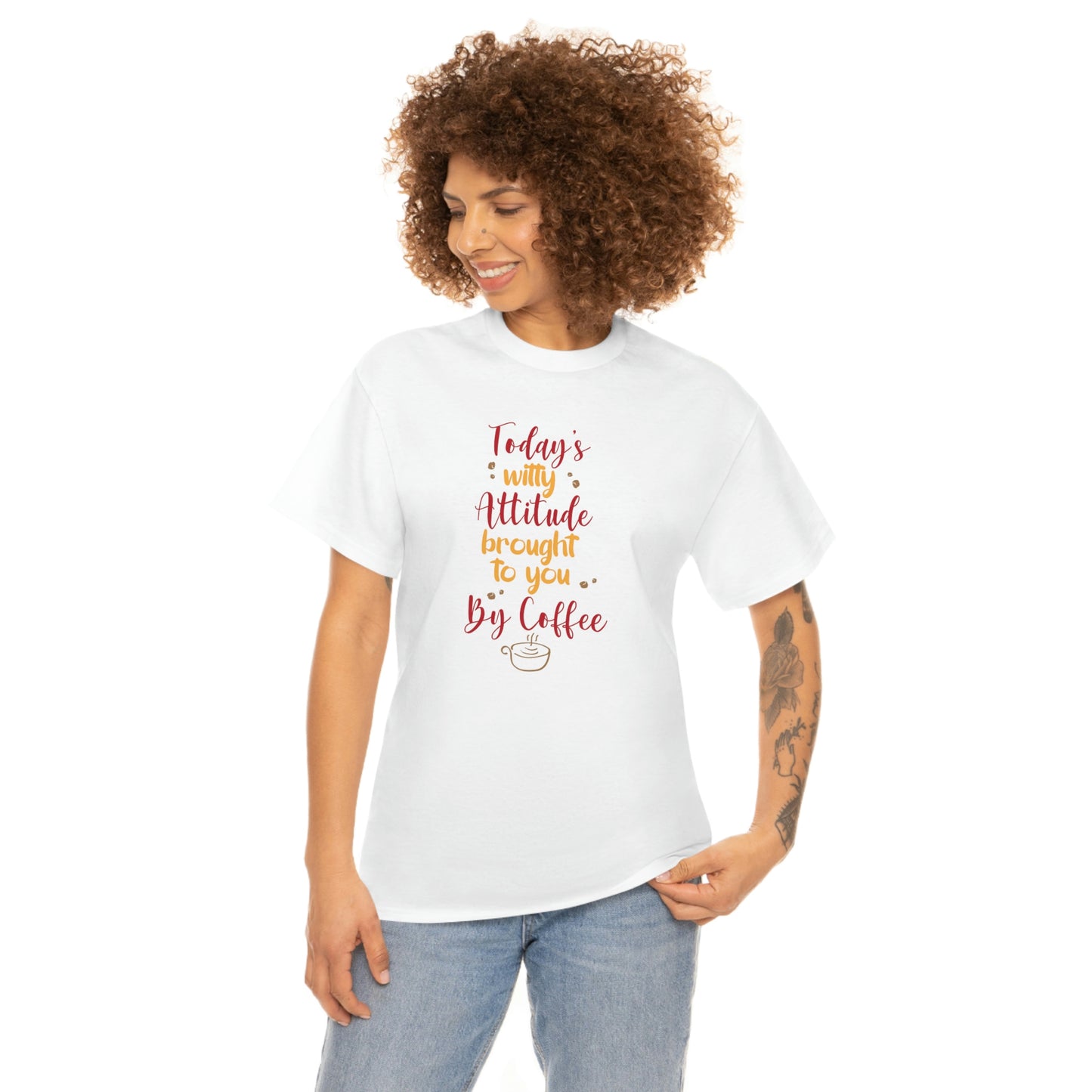 "Witty Attitude" Unisex Heavy Cotton Tee
