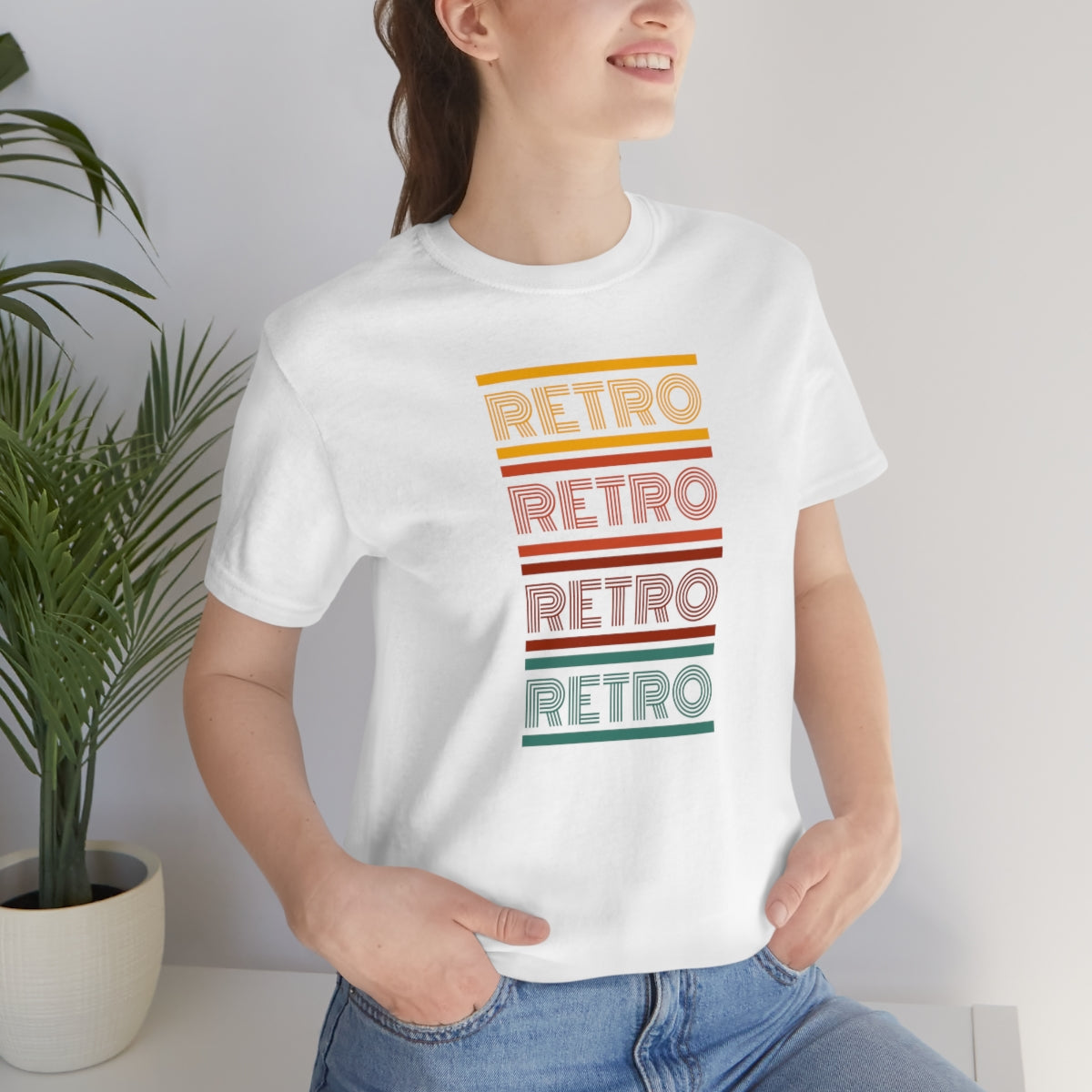 Retro Unisex Jersey Short Sleeve Tee