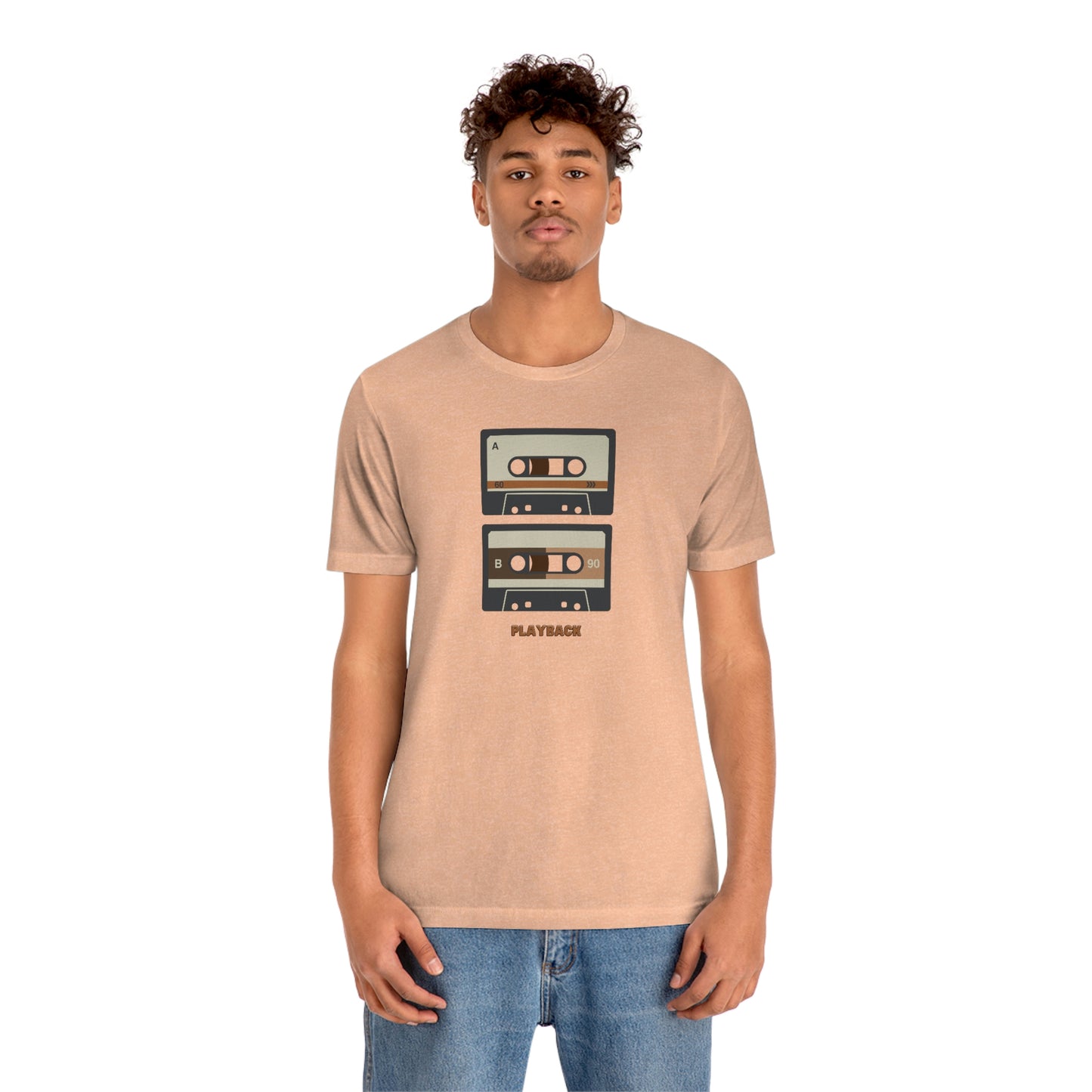 "Playback" Unisex Jersey Short Sleeve Tee