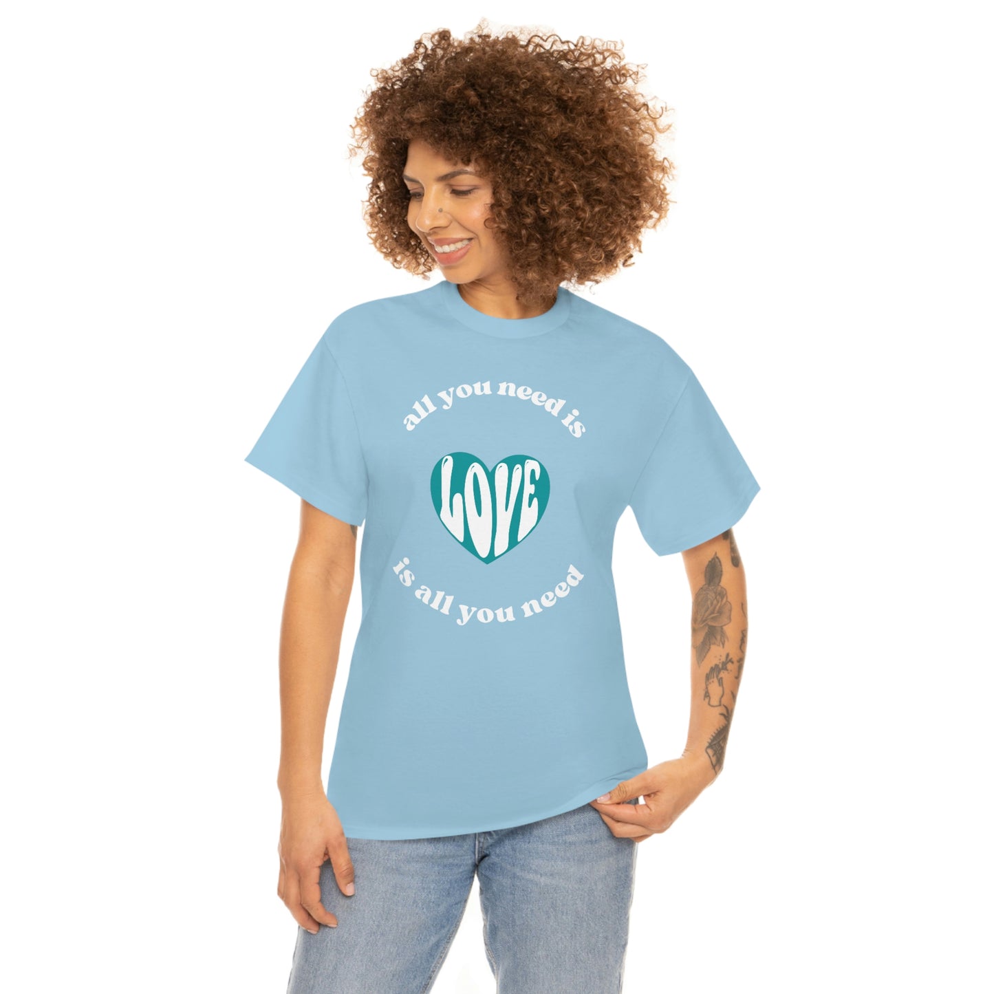 "Love" Unisex Heavy Cotton Tee