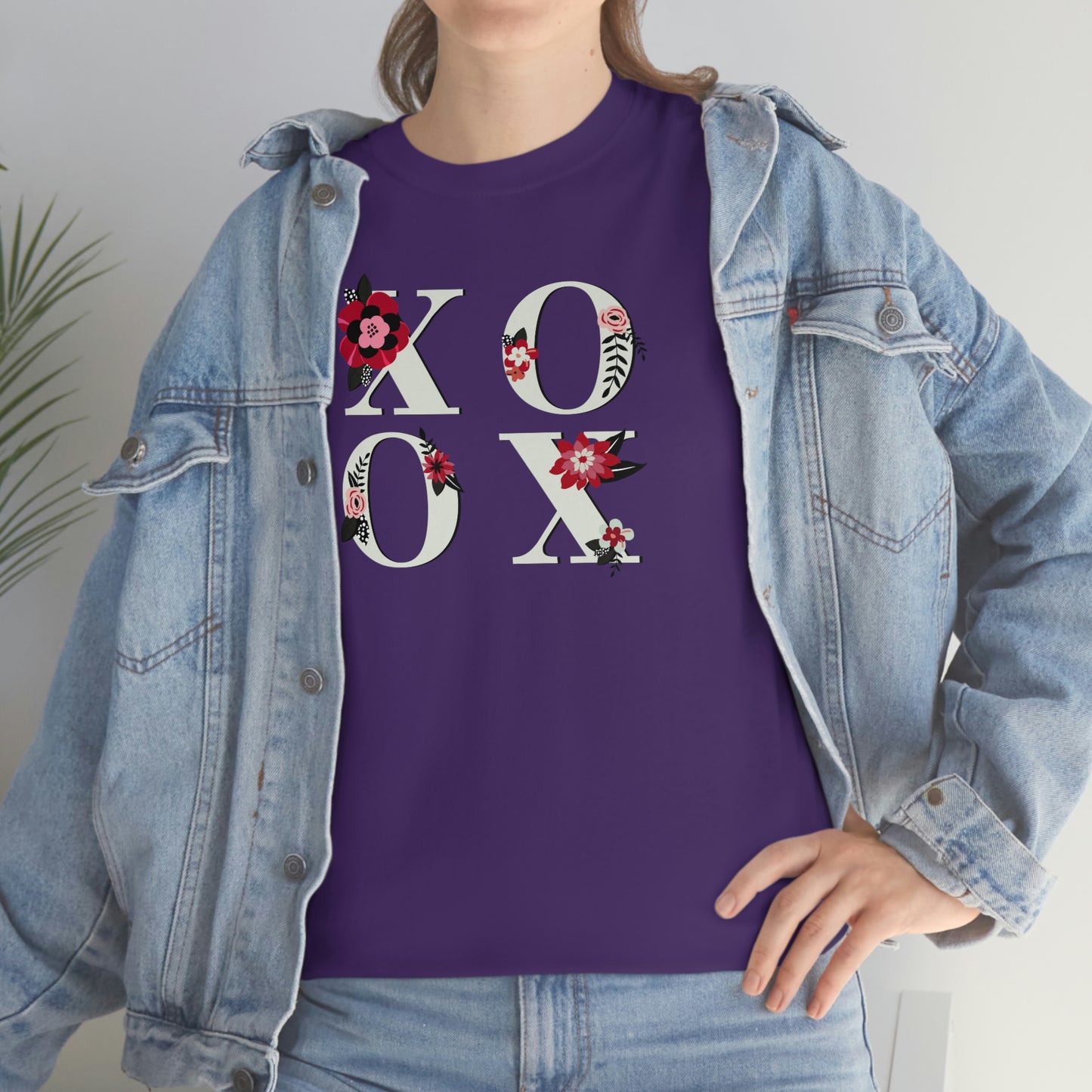 "XO OX" Unisex Heavy Cotton Tee