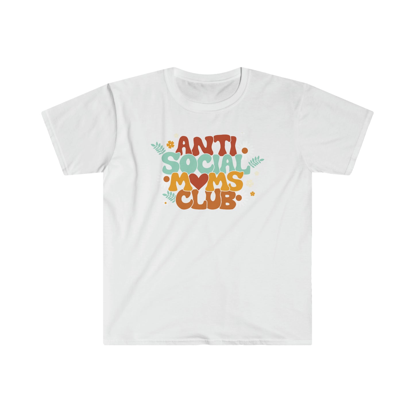 "Anti Social Moms Club" Unisex Softstyle T-Shirt