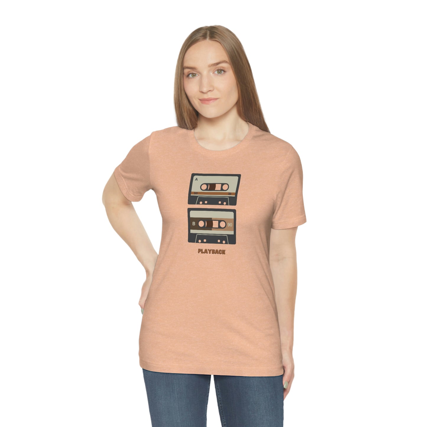"Playback" Unisex Jersey Short Sleeve Tee