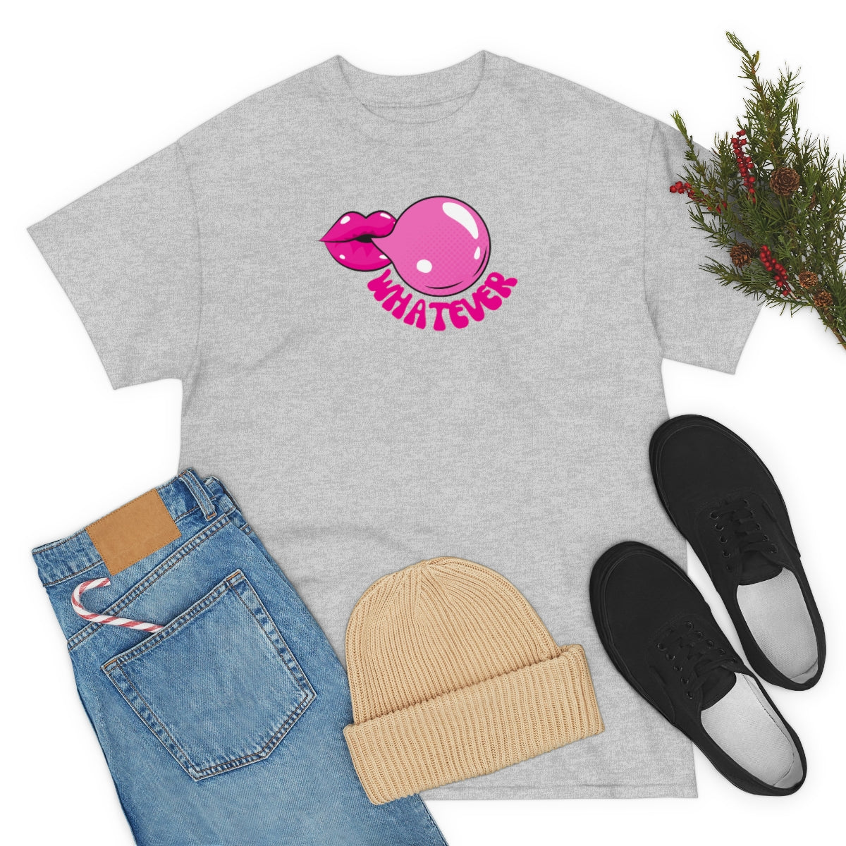 "Whatever" Unisex Heavy Cotton Tee