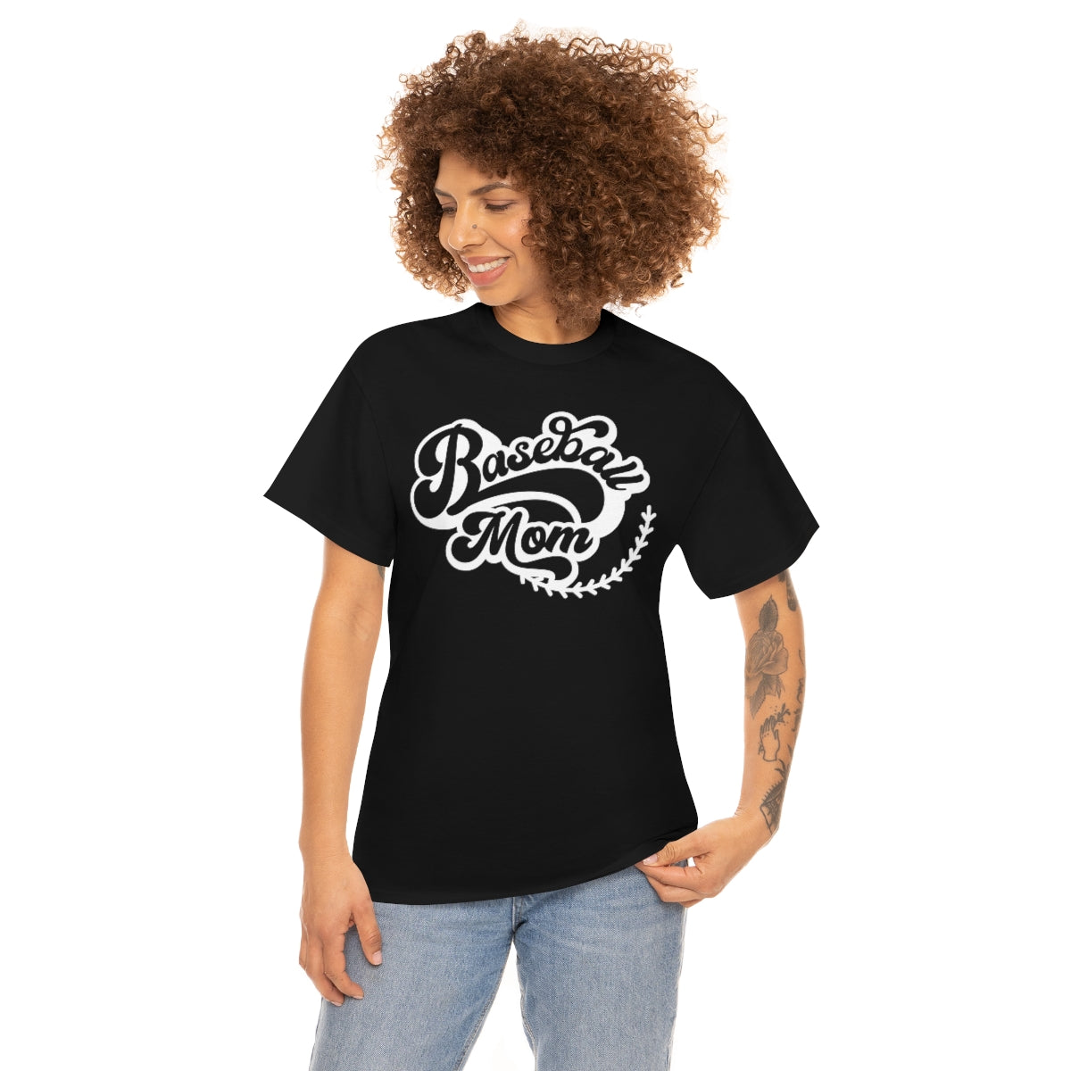 "Baseball Mom" Unisex Heavy Cotton Tee