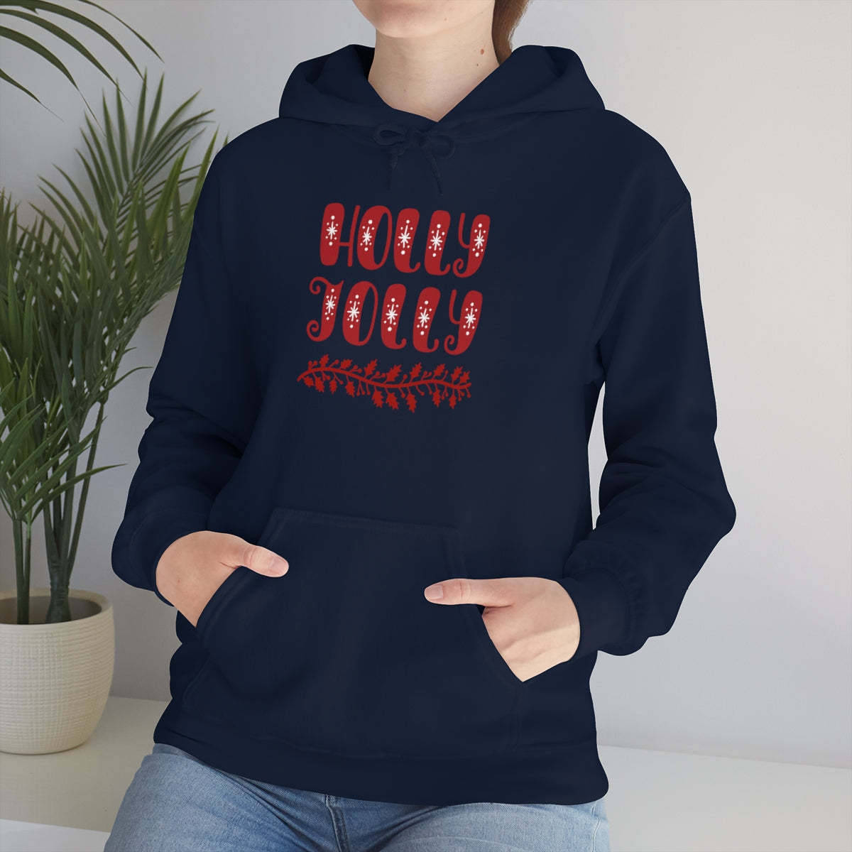 "Holly Jolly" Unisex Heavy Blend™ Hooded Sweatshirt