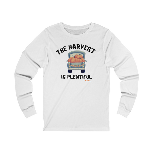 "The Harvest is Plentiful" Unisex Jersey Long Sleeve Tee