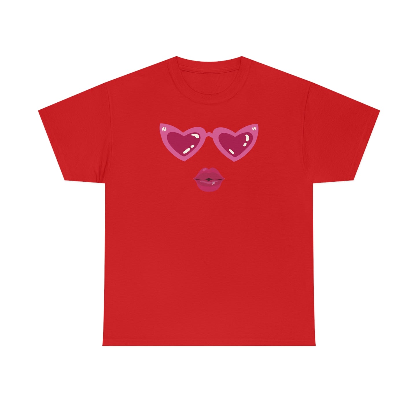 "Valentine Face" Unisex Heavy Cotton Tee