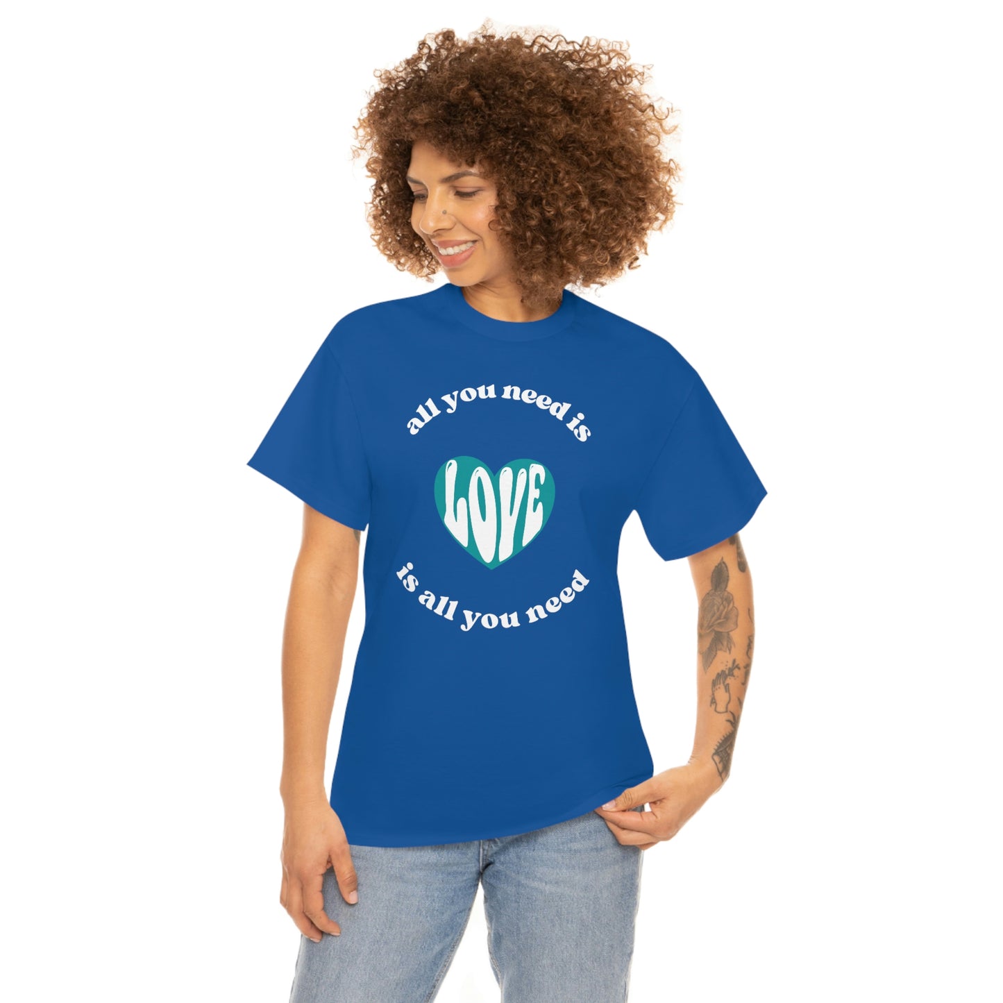"Love" Unisex Heavy Cotton Tee