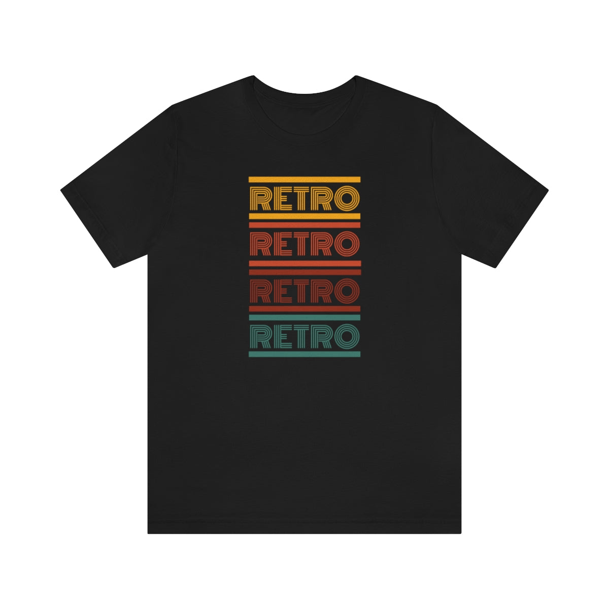 Retro Unisex Jersey Short Sleeve Tee