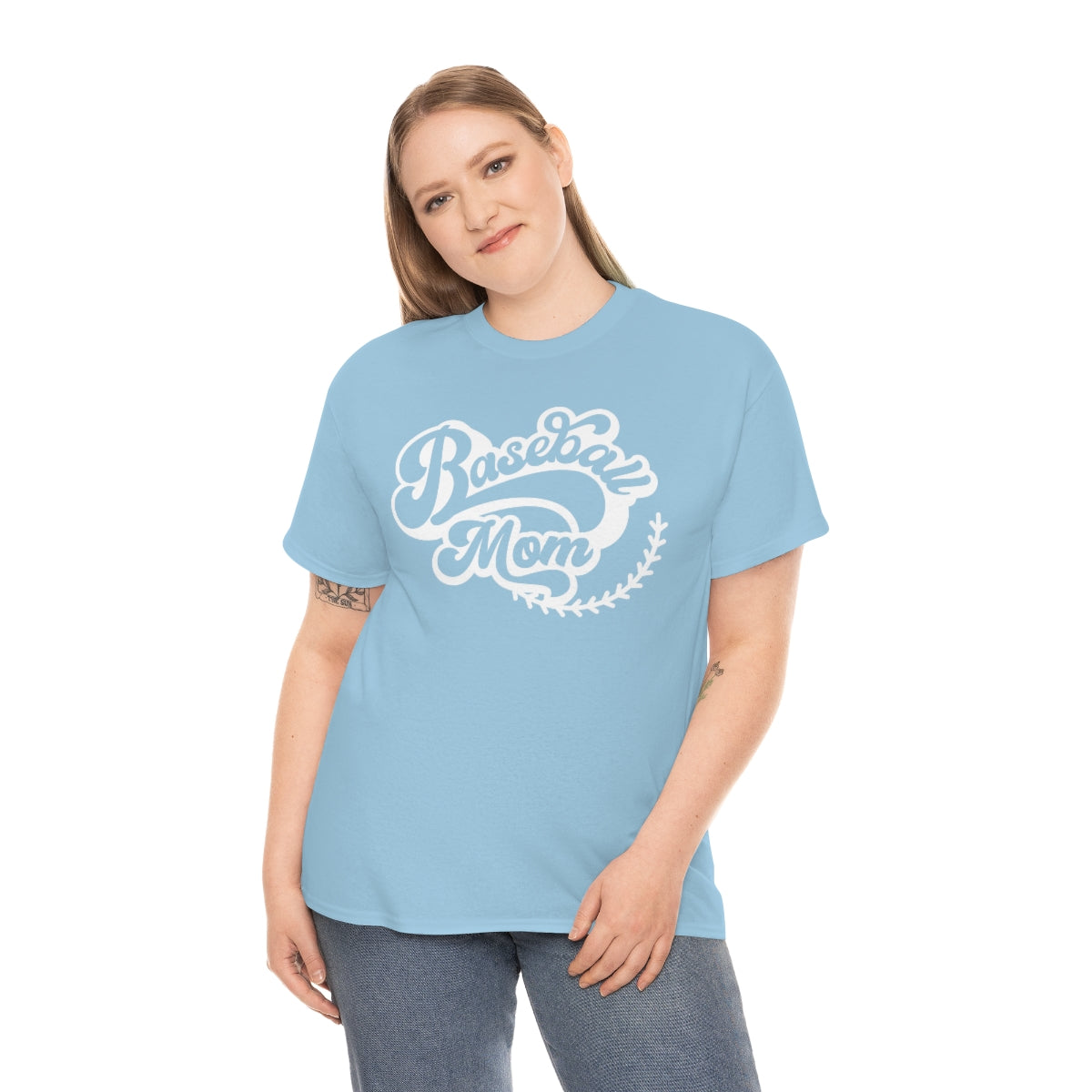 "Baseball Mom" Unisex Heavy Cotton Tee