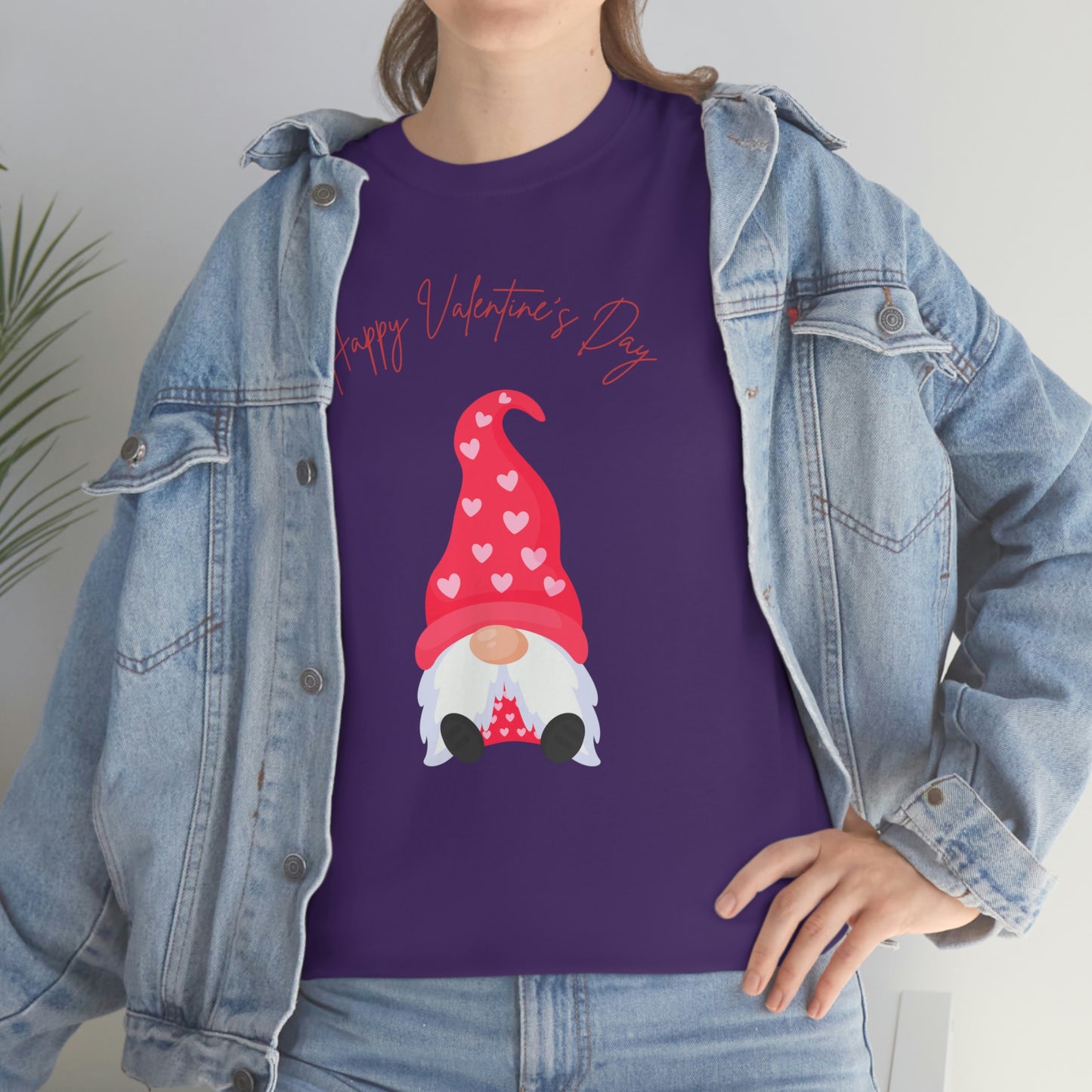 "Happy Valentine's Day" Unisex Heavy Cotton Tee