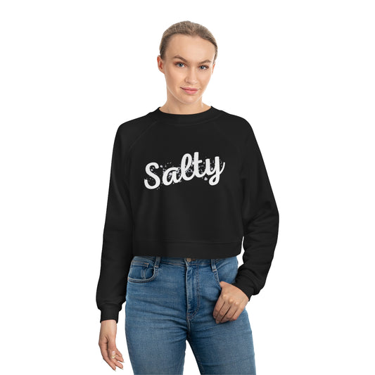 "Salty" Women's Cropped Fleece Pullover